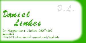 daniel linkes business card
